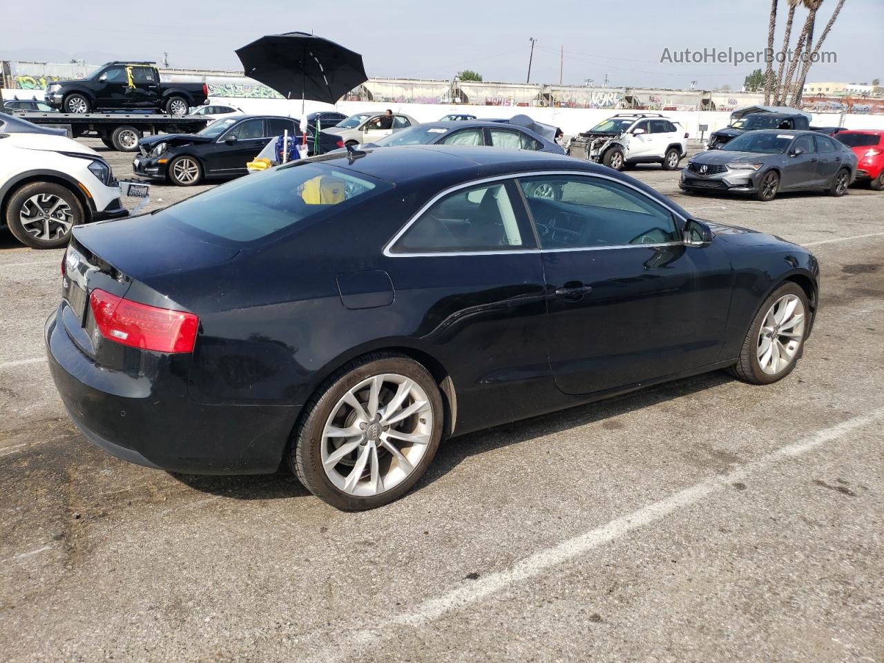 2014 Audi A5 Premium Plus Black vin: WAULFAFR5EA069112