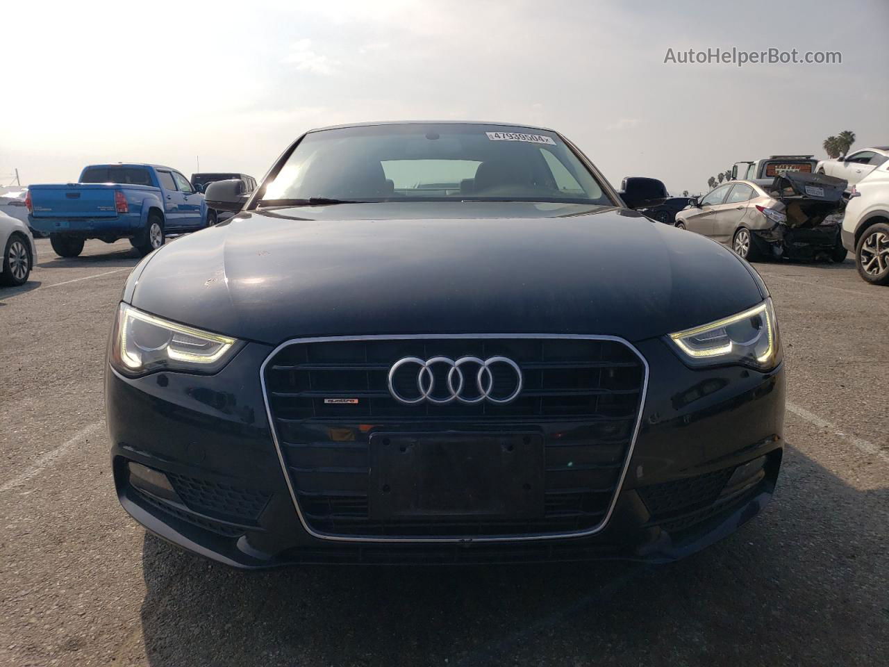 2014 Audi A5 Premium Plus Black vin: WAULFAFR5EA069112