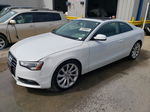 2014 Audi A5 Premium Plus White vin: WAULFAFR6EA003278