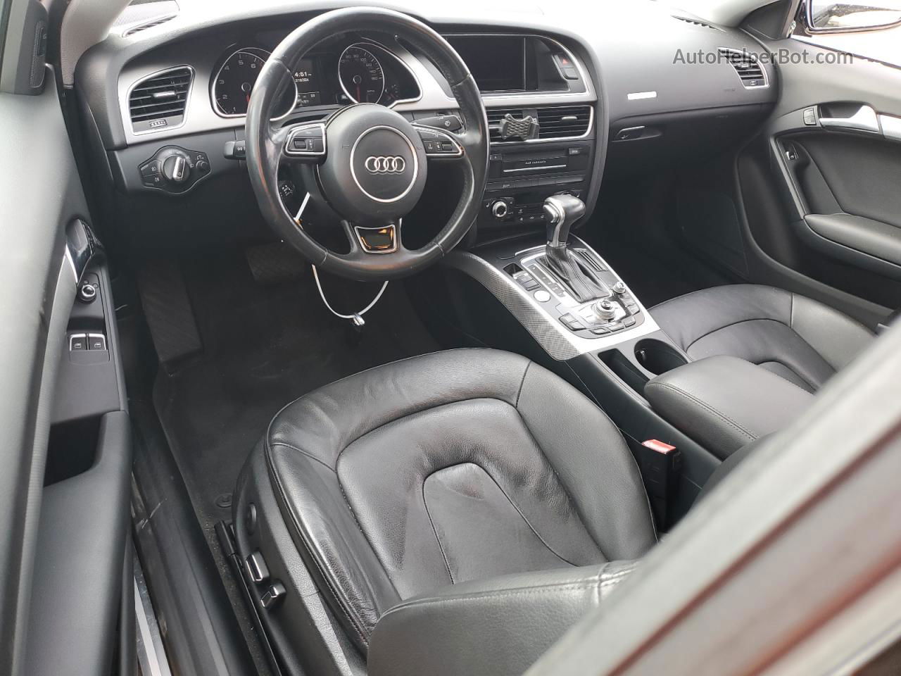 2014 Audi A5 Premium Plus Черный vin: WAULFAFR6EA022512