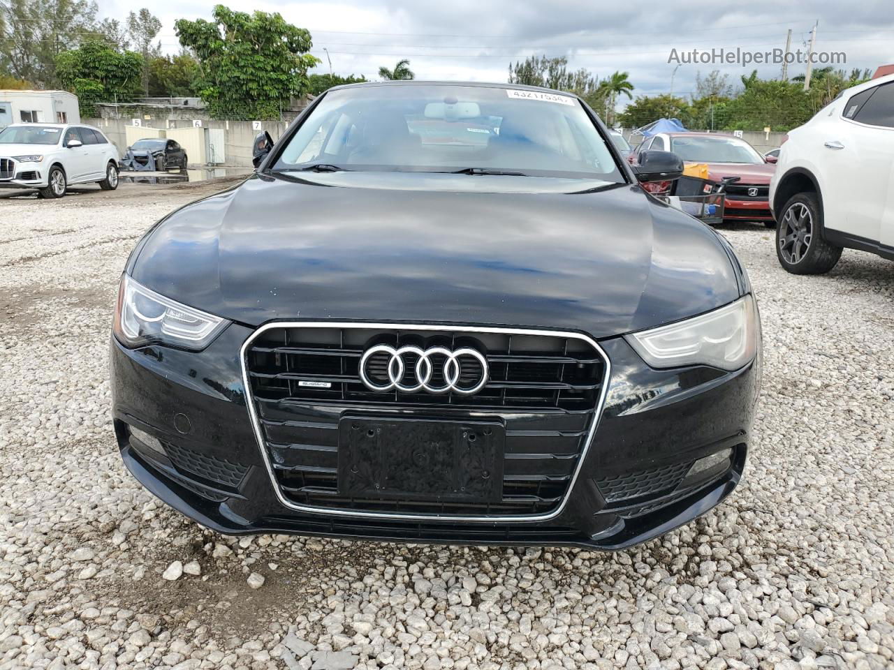 2014 Audi A5 Premium Plus Black vin: WAULFAFR6EA022512