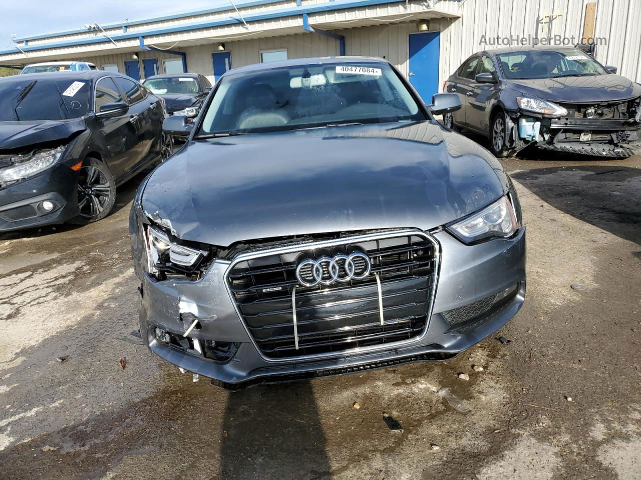 2014 Audi A5 Premium Plus Gray vin: WAULFAFR6EA038967