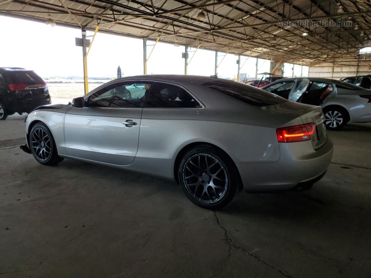 2014 Audi A5 Premium Plus Silver vin: WAULFAFR6EA042193