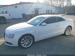 2014 Audi A5 2.0t Premium White vin: WAULFAFR6EA073010