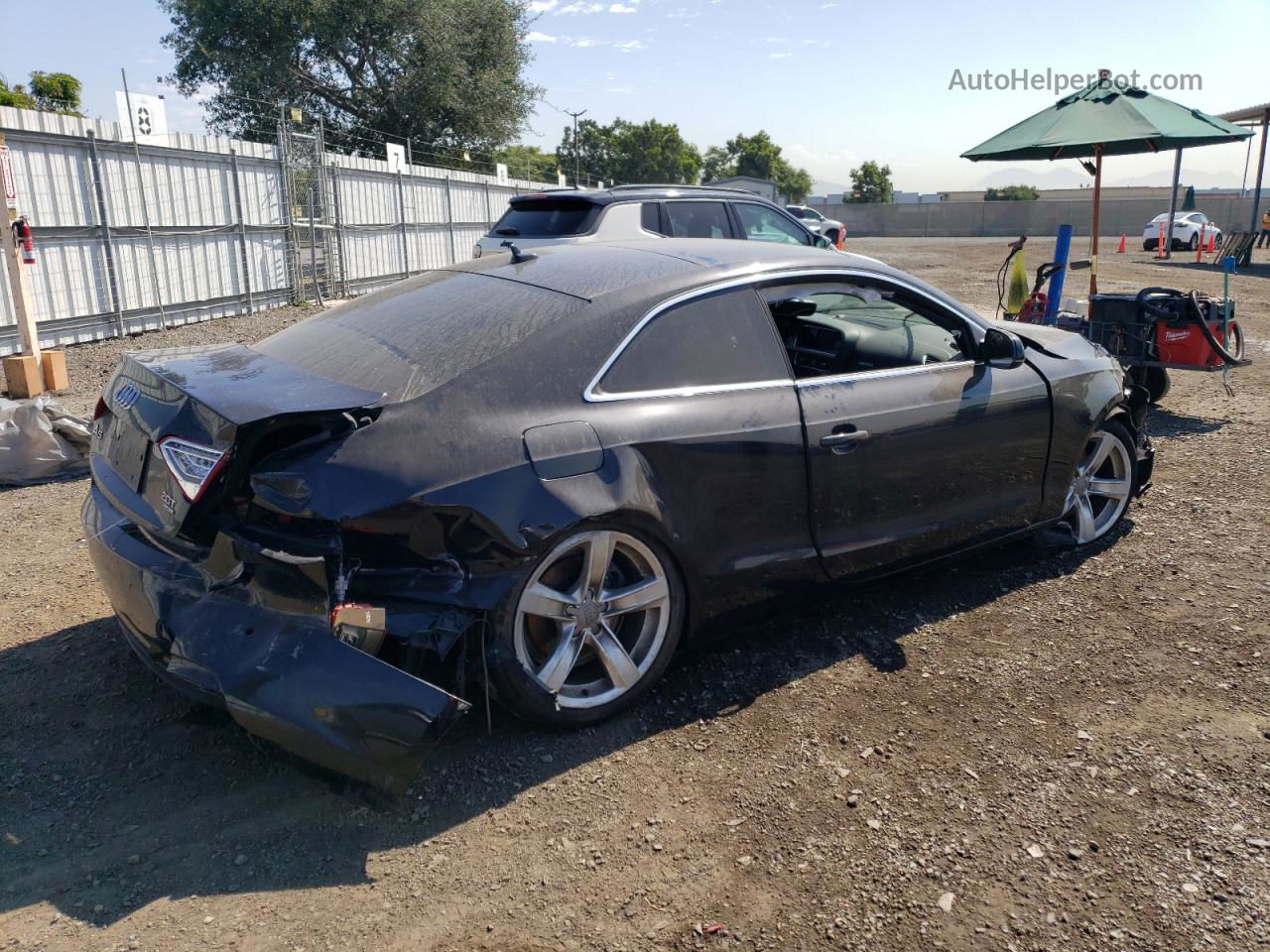 2014 Audi A5 Premium Plus Black vin: WAULFAFR7EA008277