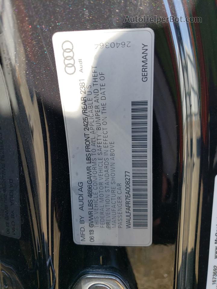 2014 Audi A5 Premium Plus Черный vin: WAULFAFR7EA008277