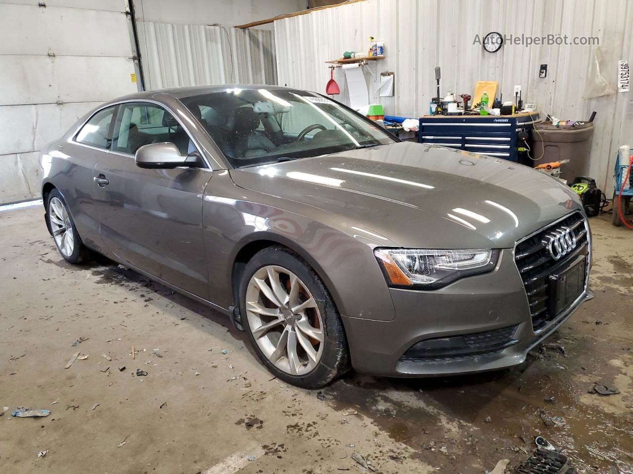 2014 Audi A5 Premium Plus Gray vin: WAULFAFR7EA021448