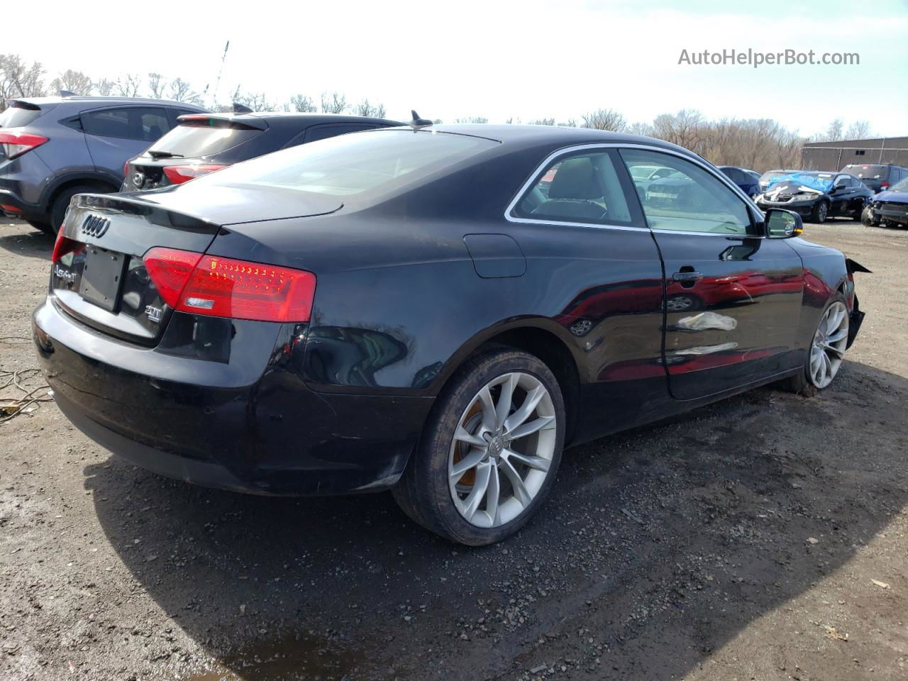 2014 Audi A5 Premium Plus Black vin: WAULFAFR7EA044969