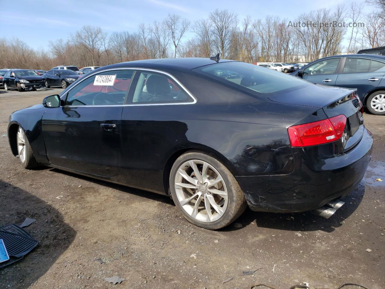 2014 Audi A5 Premium Plus Black vin: WAULFAFR7EA044969