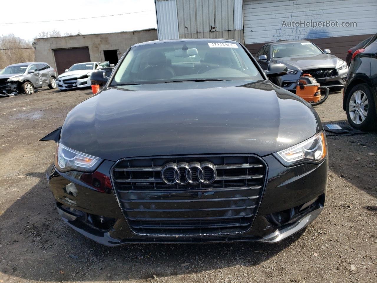 2014 Audi A5 Premium Plus Black vin: WAULFAFR7EA044969