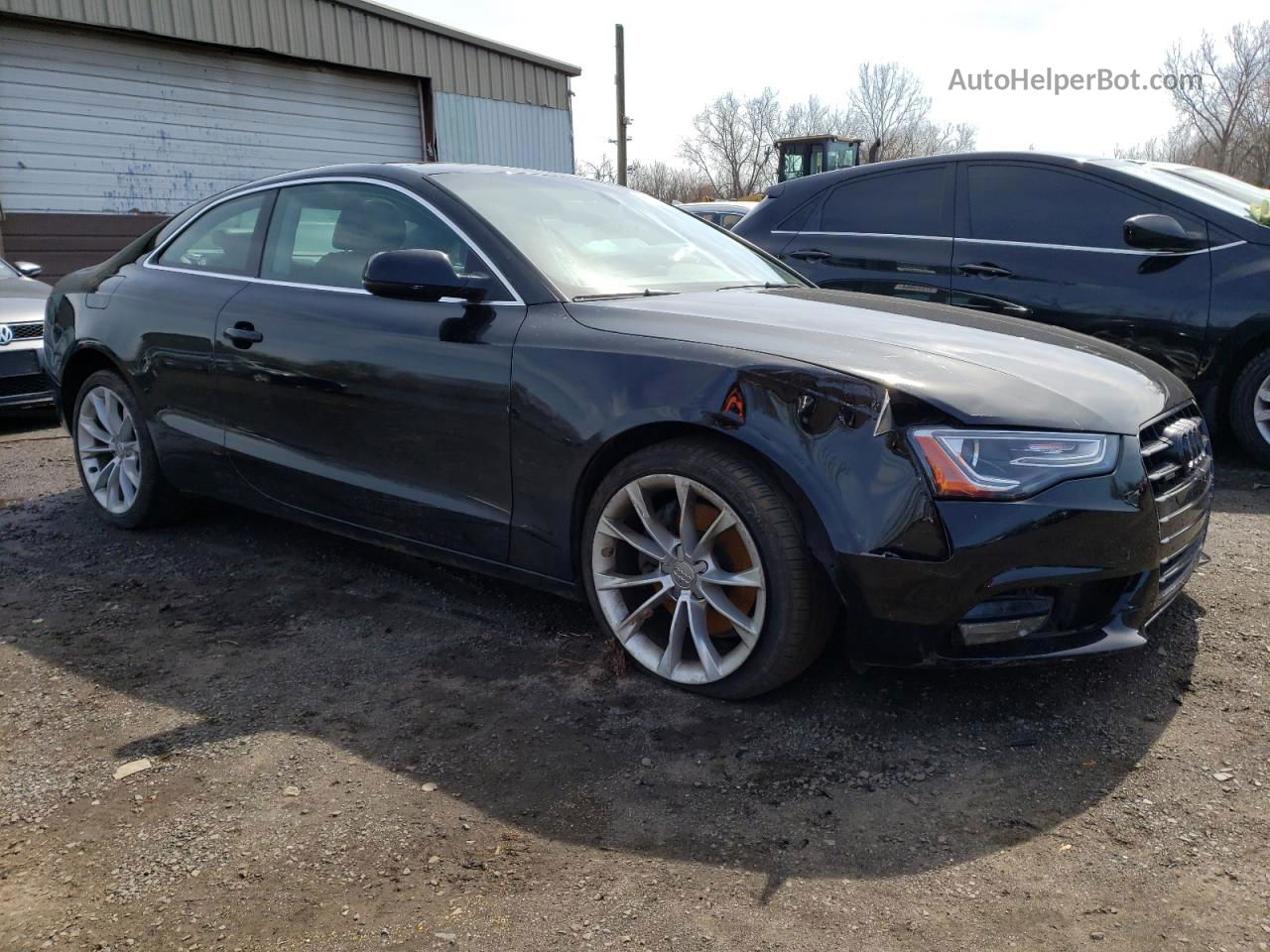 2014 Audi A5 Premium Plus Black vin: WAULFAFR7EA044969