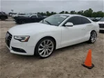 2014 Audi A5 Premium Plus White vin: WAULFAFR7EA073405