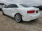 2014 Audi A5 Premium Plus White vin: WAULFAFR7EA073405