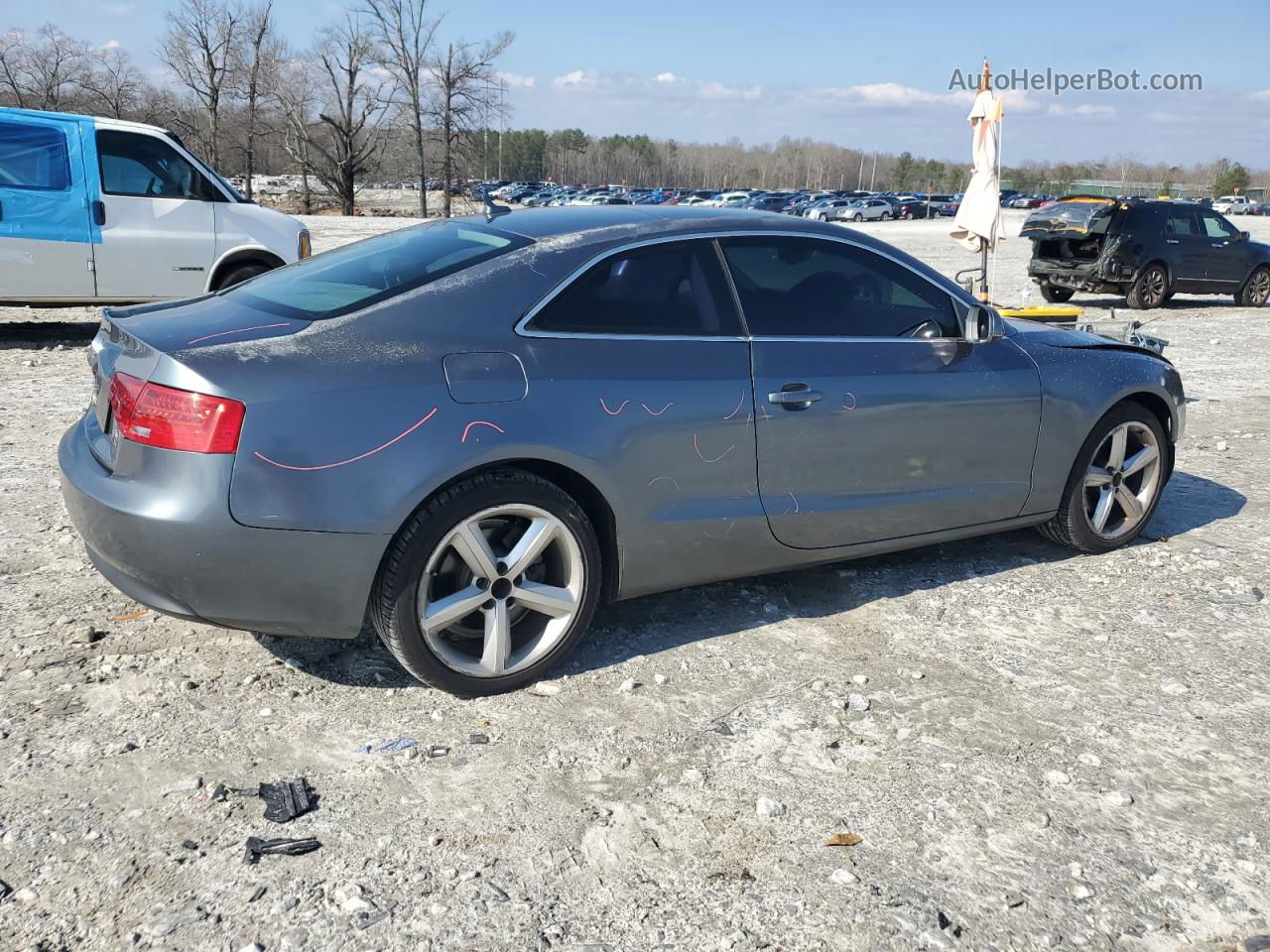 2014 Audi A5 Premium Plus Silver vin: WAULFAFR8EA006991