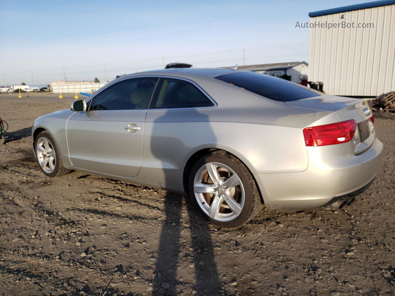 2014 Audi A5 Premium Plus Silver vin: WAULFAFR8EA063031