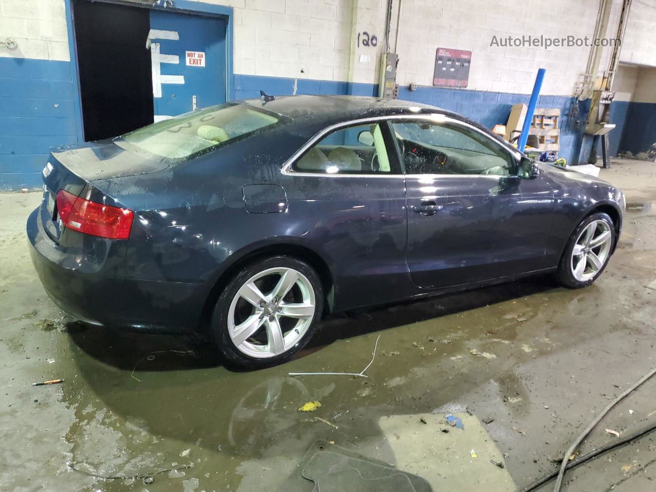 2014 Audi A5 Premium Plus Blue vin: WAULFAFR8EA063613