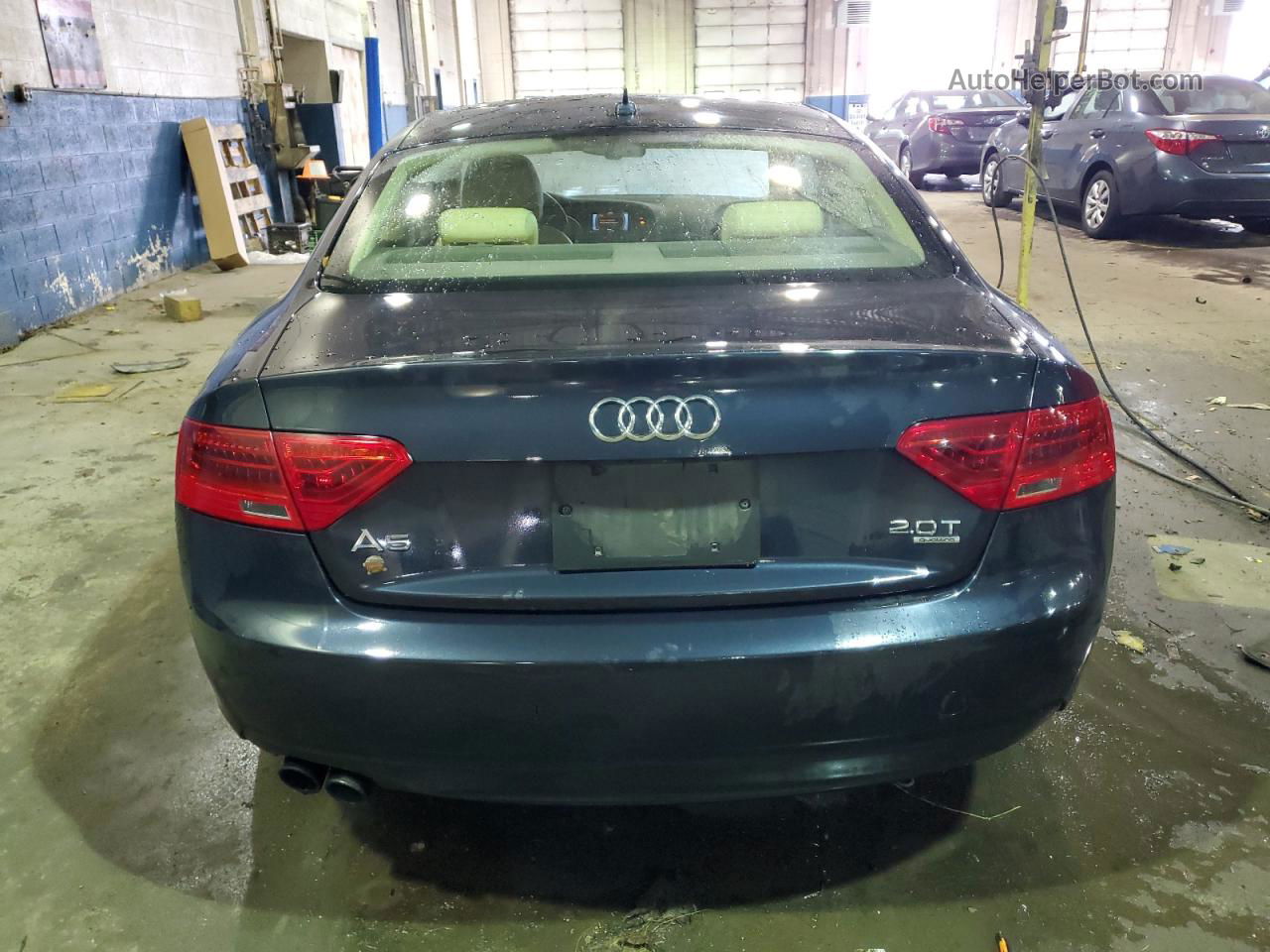 2014 Audi A5 Premium Plus Blue vin: WAULFAFR8EA063613