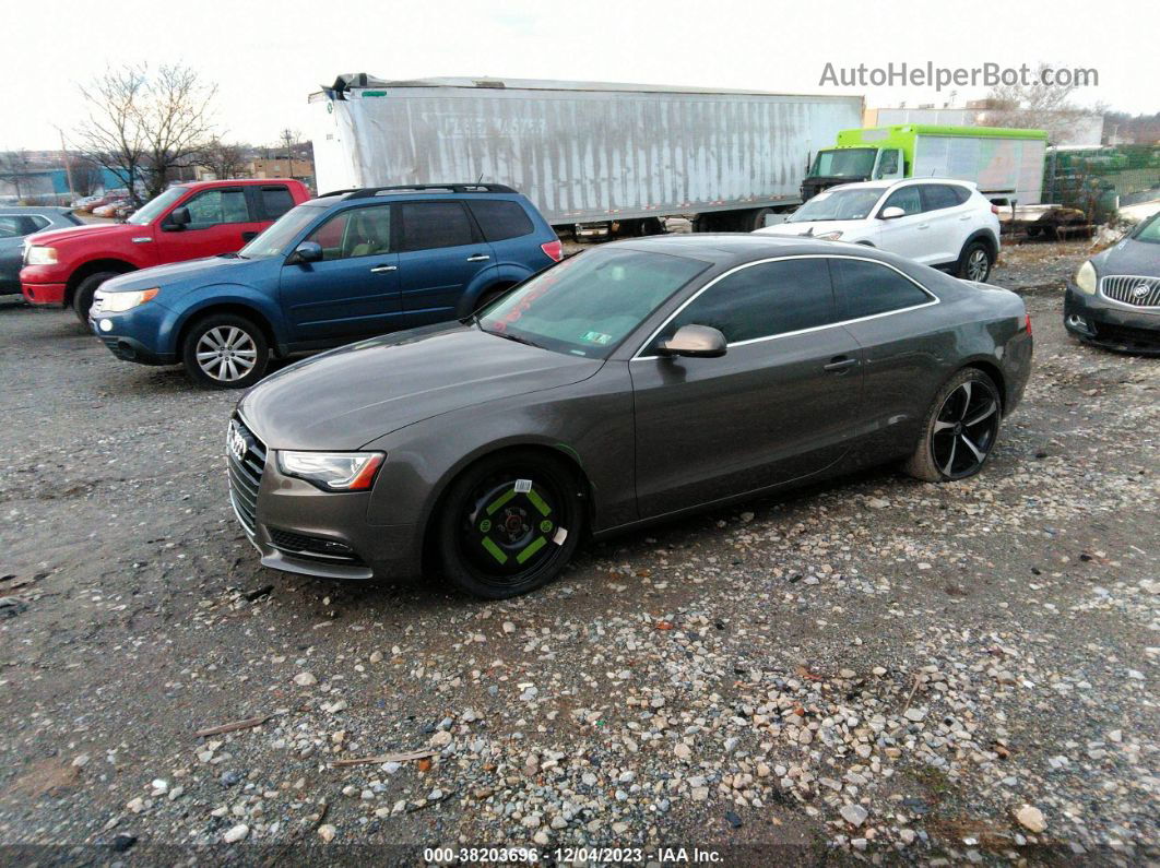 2014 Audi A5 2.0t Premium Серый vin: WAULFAFR8EA073719