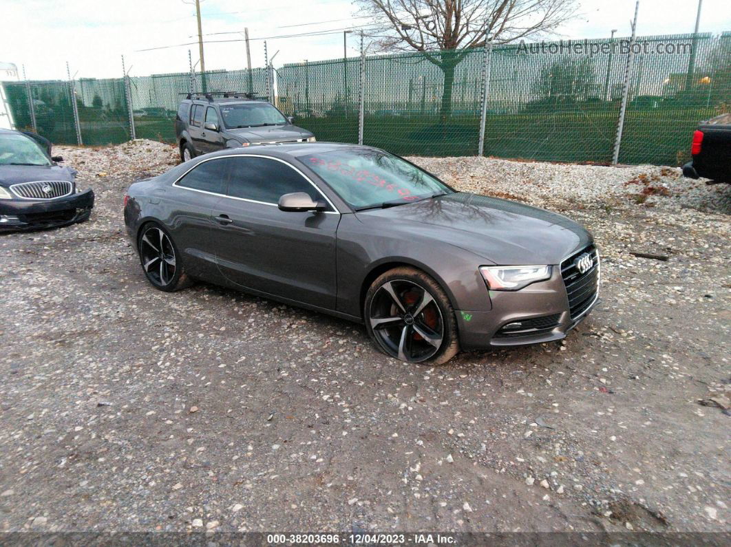 2014 Audi A5 2.0t Premium Серый vin: WAULFAFR8EA073719