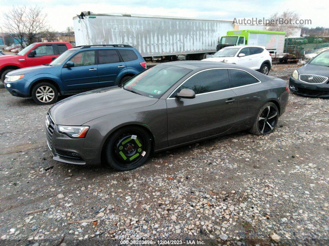 2014 Audi A5 2.0t Premium Серый vin: WAULFAFR8EA073719