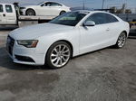 2014 Audi A5 Premium Plus White vin: WAULFAFR9EA004425