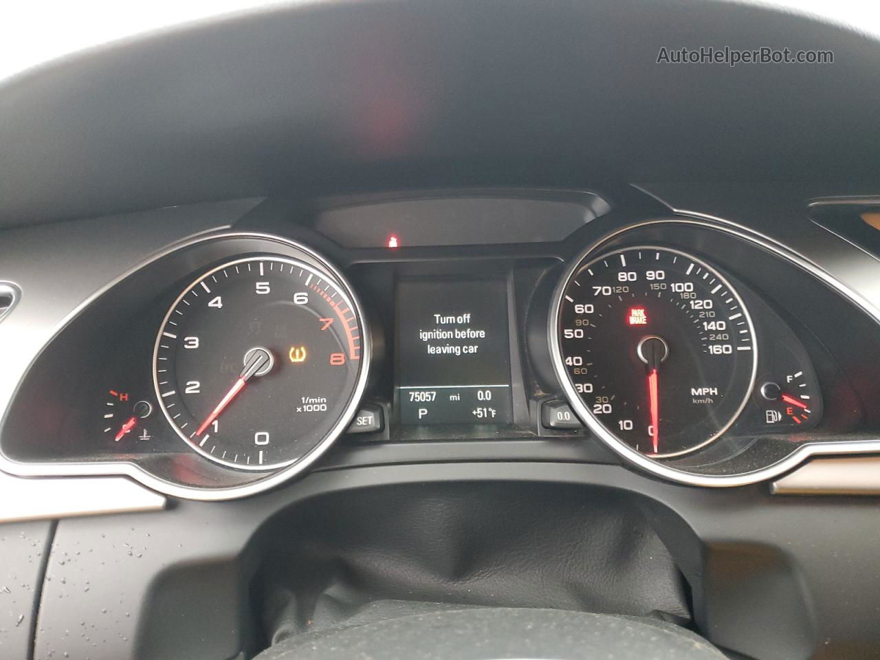 2014 Audi A5 Premium Plus Белый vin: WAULFAFR9EA007843