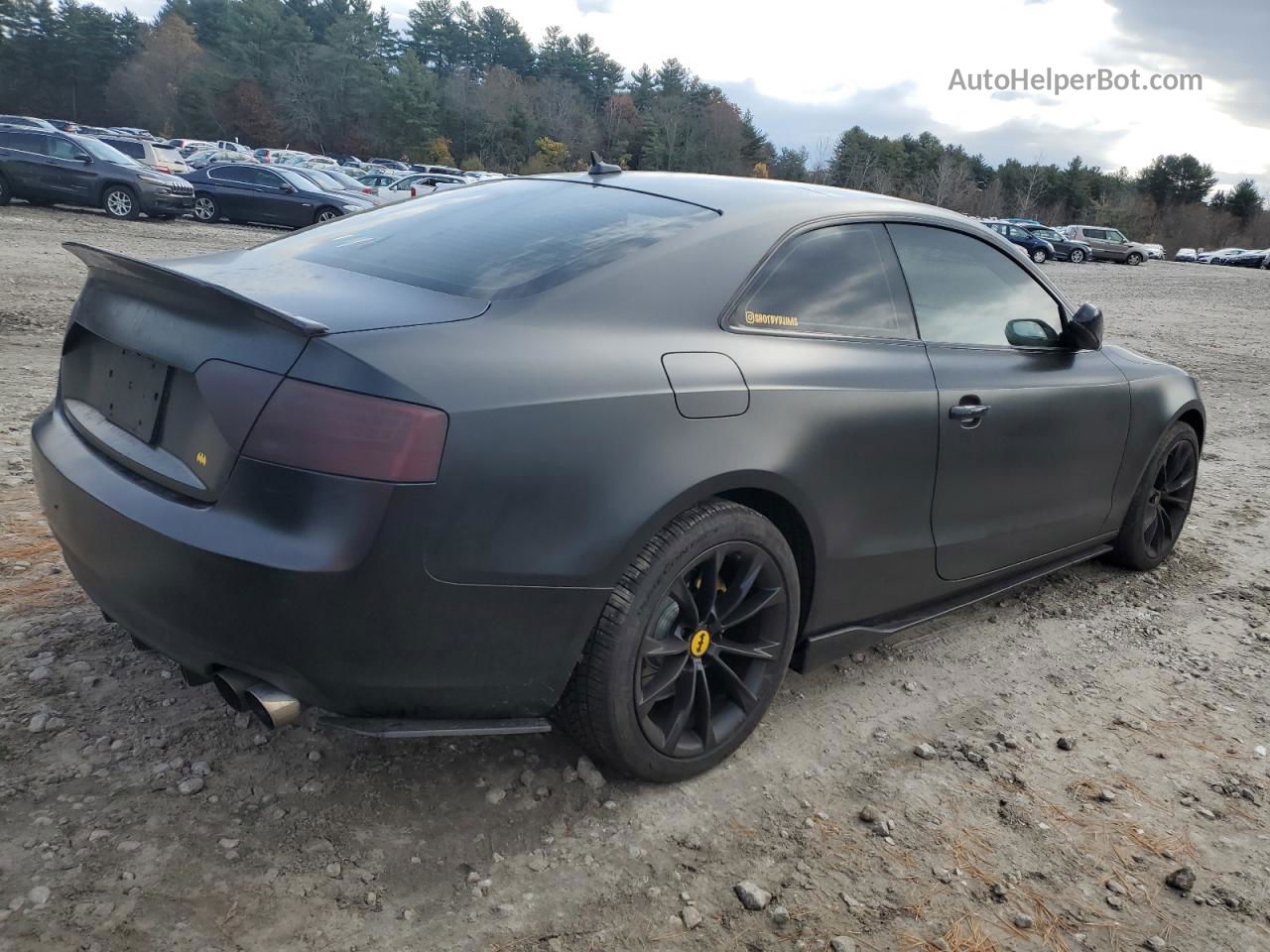 2014 Audi A5 Premium Plus Black vin: WAULFAFR9EA042026