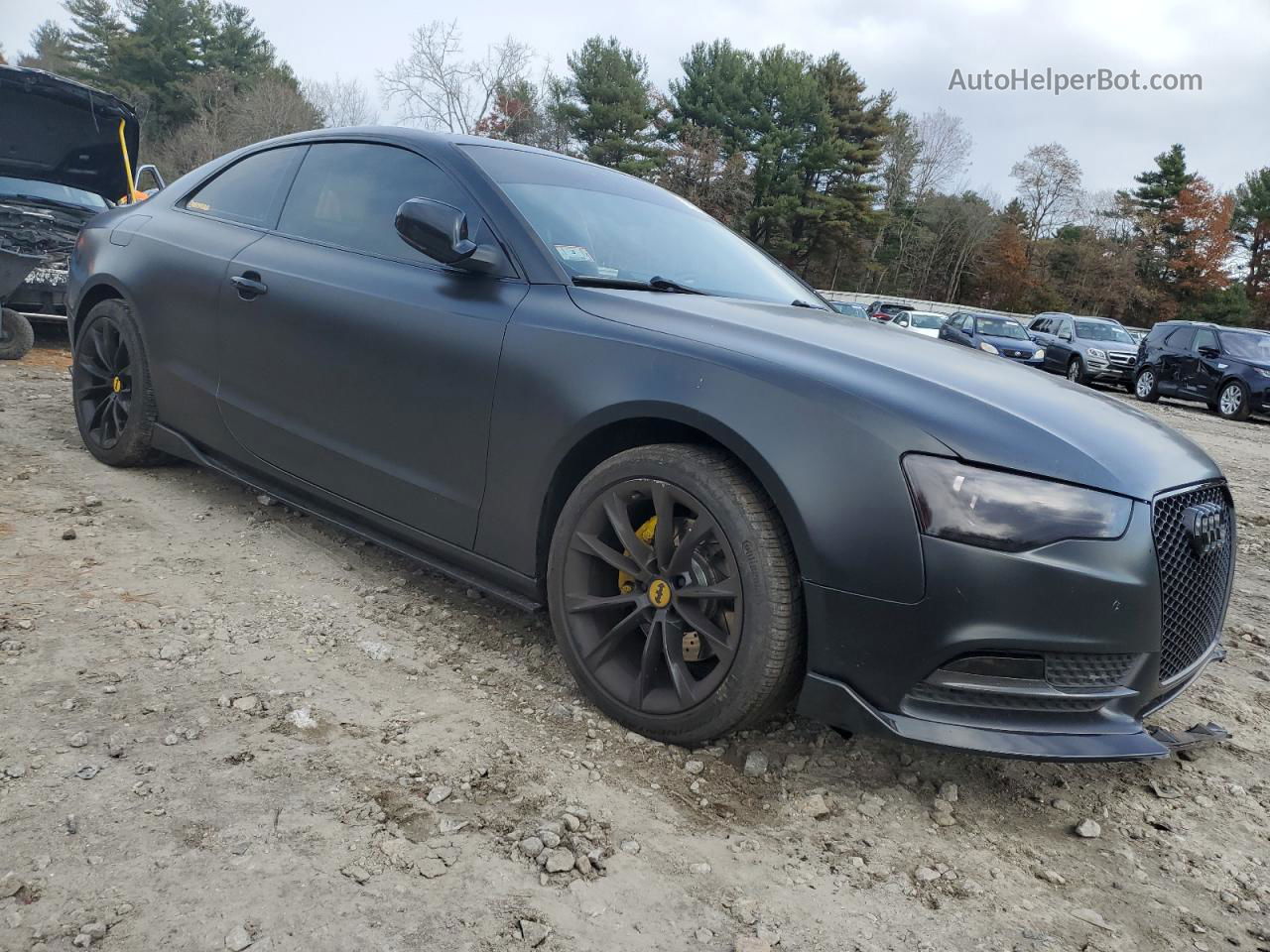 2014 Audi A5 Premium Plus Black vin: WAULFAFR9EA042026