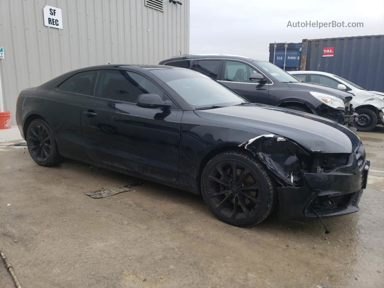 2014 Audi A5 Premium Plus Black vin: WAULFAFR9EA067623