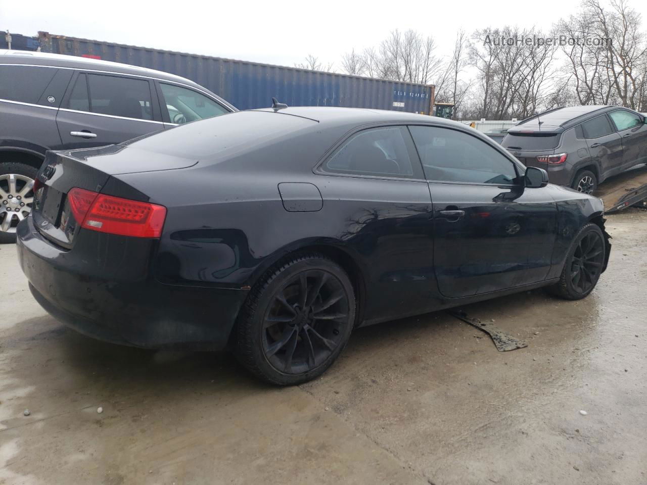 2014 Audi A5 Premium Plus Черный vin: WAULFAFR9EA067623