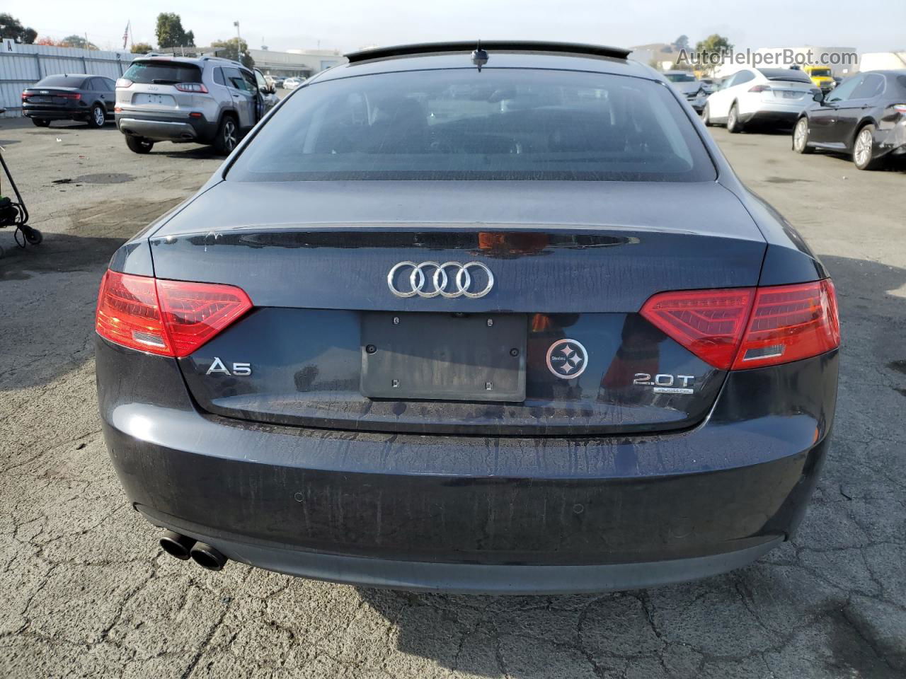 2014 Audi A5 Premium Plus Gray vin: WAULFAFRXEA062611