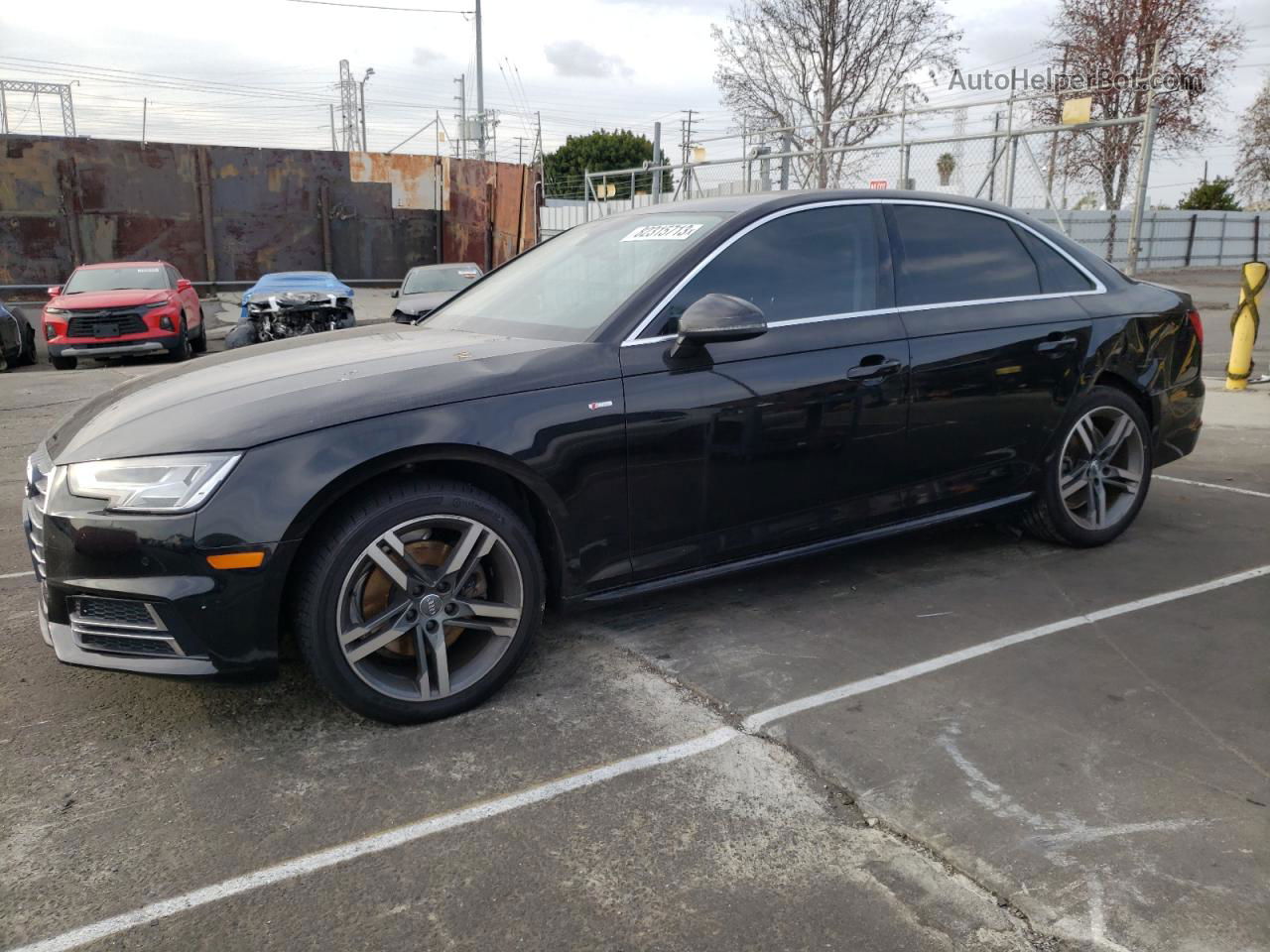 2017 Audi A4 Ultra Premium Plus Black vin: WAULMAF40HA162070