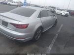 2018 Audi A4 Premium Plus Silver vin: WAULMAF41JA121291