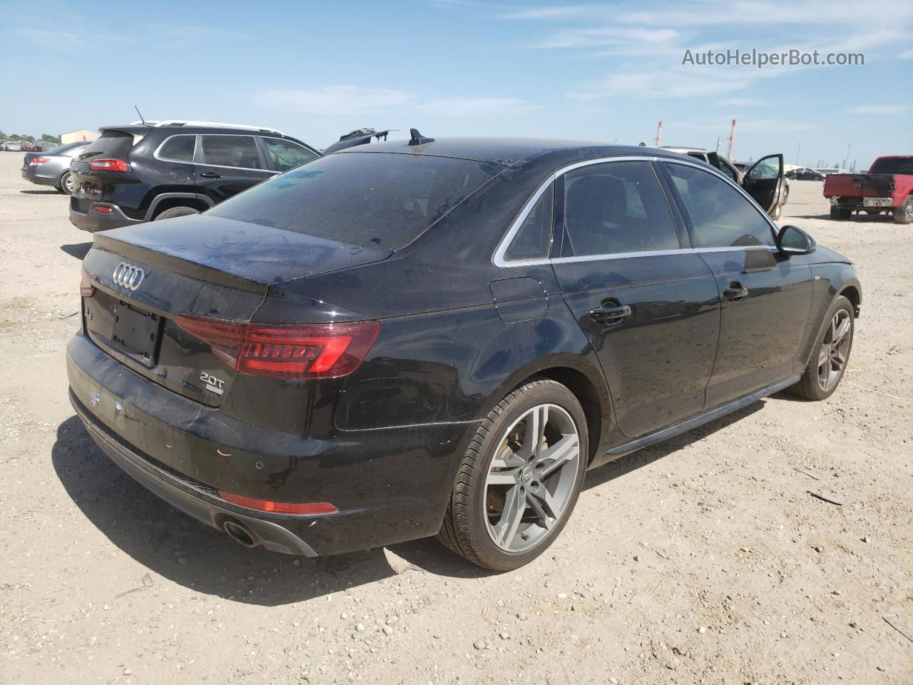 2018 Audi A4 Premium Plus Черный vin: WAULMAF42JA225823