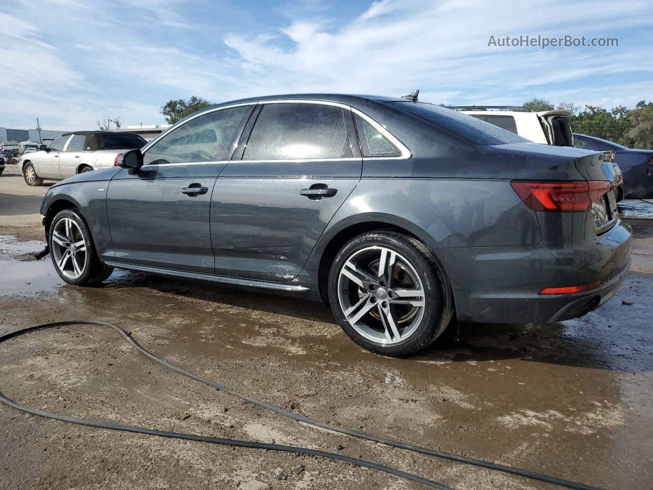 2018 Audi A4 Premium Plus Gray vin: WAULMAF42JN018857