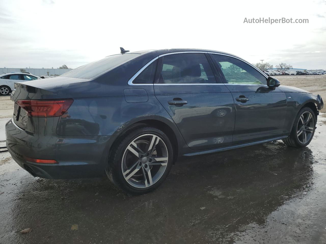 2018 Audi A4 Premium Plus Gray vin: WAULMAF42JN018857