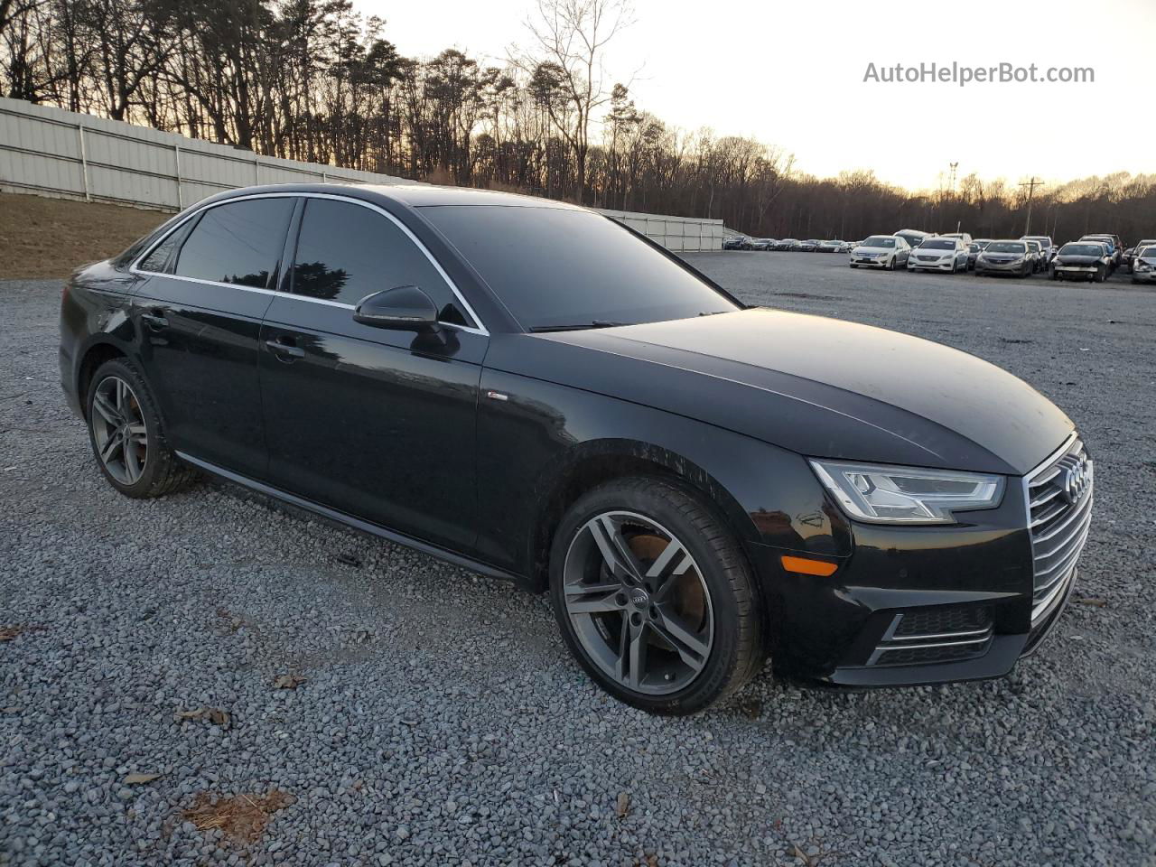 2018 Audi A4 Premium Plus Black vin: WAULMAF44JN011425