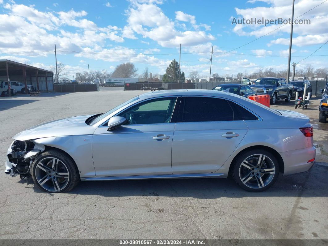 2018 Audi A4 2.0t Tech Ultra Premium/2.0t Ultra Premium Silver vin: WAULMAF44JN011683