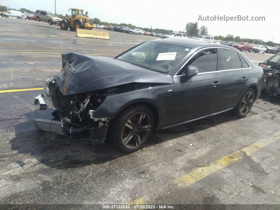 2018 Audi A4 Premium Plus Gray vin: WAULMAF45JA024482