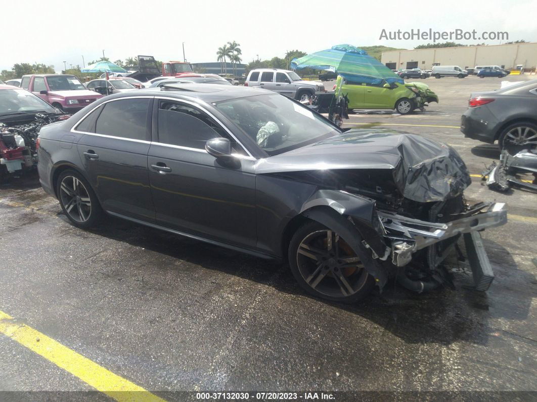 2018 Audi A4 Premium Plus Gray vin: WAULMAF45JA024482