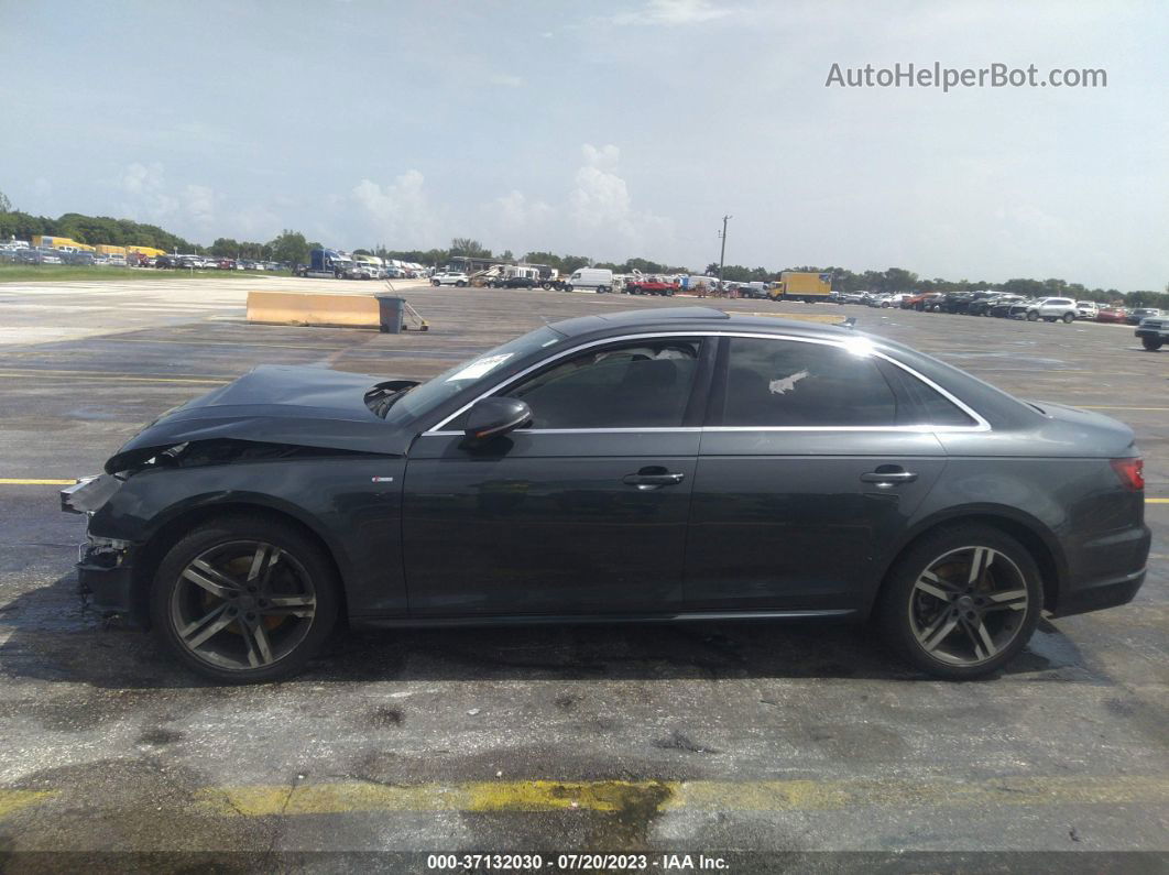 2018 Audi A4 Premium Plus Gray vin: WAULMAF45JA024482