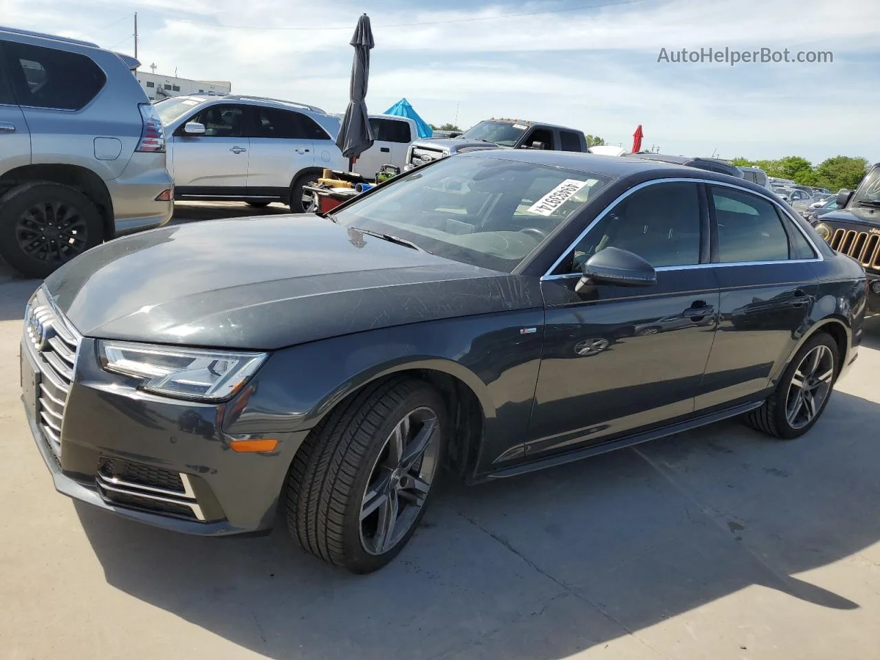 2018 Audi A4 Premium Plus Угольный vin: WAULMAF45JA217893