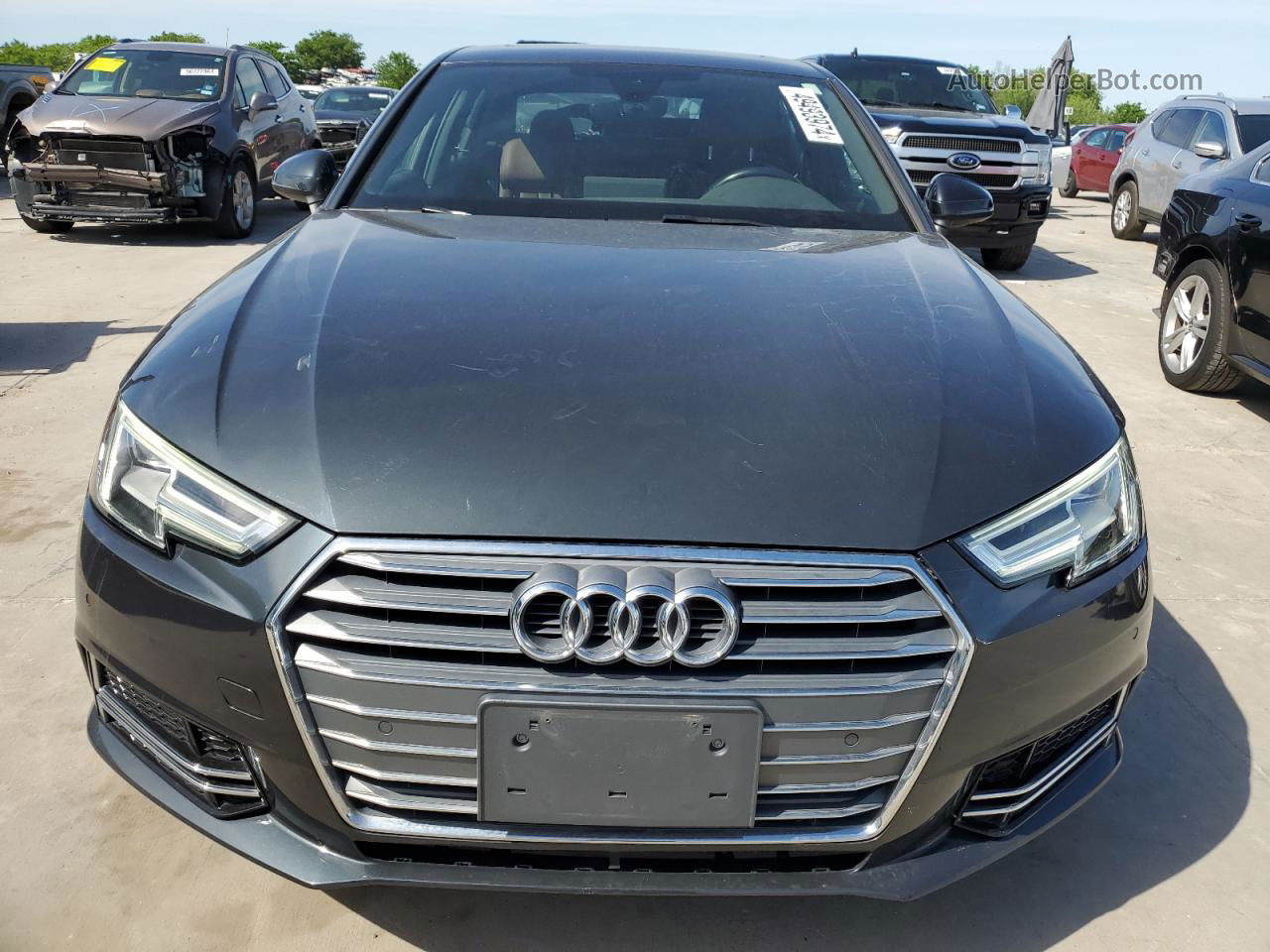 2018 Audi A4 Premium Plus Charcoal vin: WAULMAF45JA217893