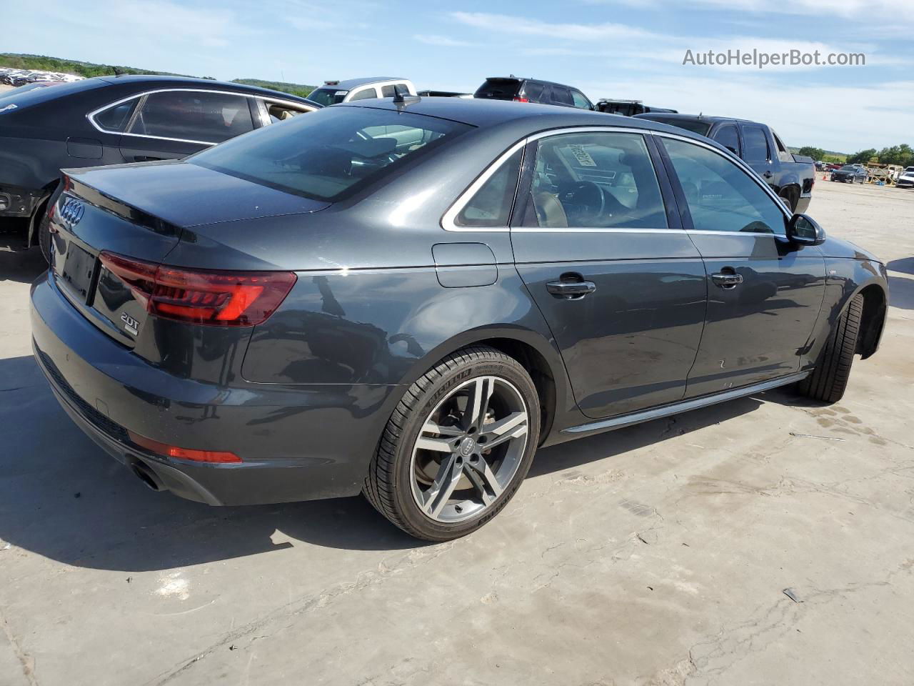 2018 Audi A4 Premium Plus Charcoal vin: WAULMAF45JA217893