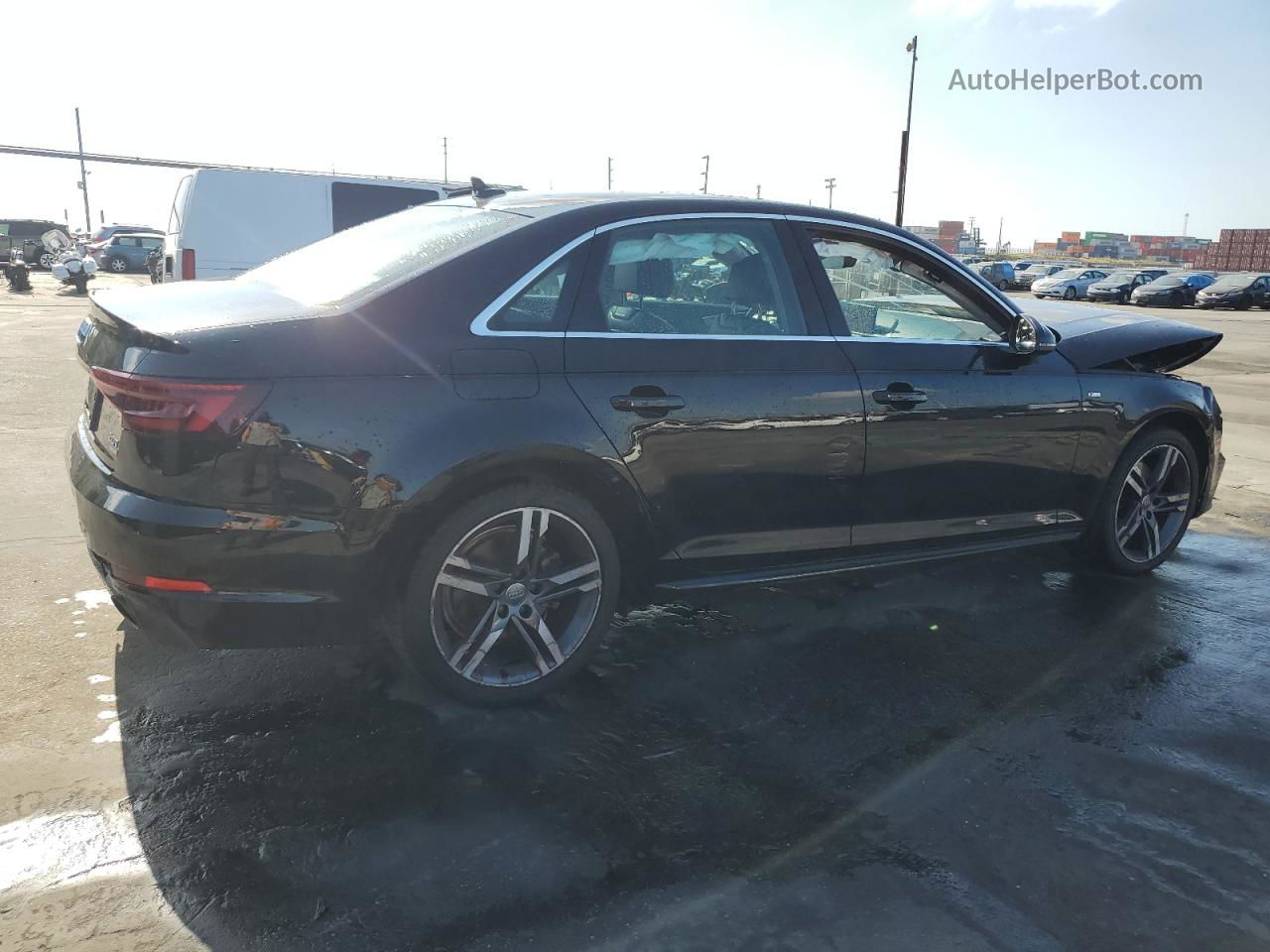 2018 Audi A4 Premium Plus Black vin: WAULMAF46JA073996