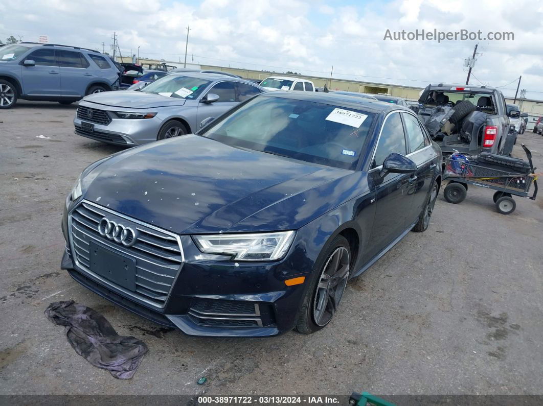 2018 Audi A4 2.0t Tech Ultra Premium/2.0t Ultra Premium Синий vin: WAULMAF47JN004629