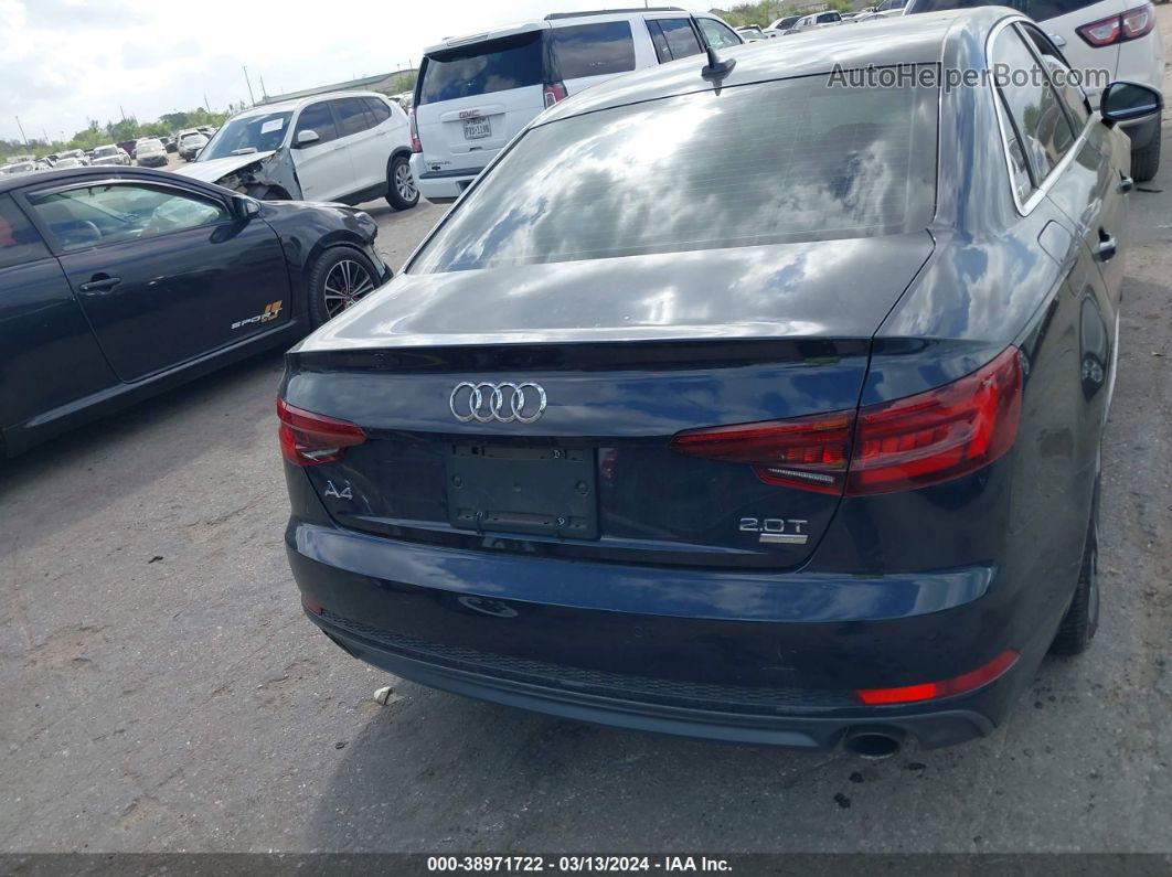 2018 Audi A4 2.0t Tech Ultra Premium/2.0t Ultra Premium Blue vin: WAULMAF47JN004629