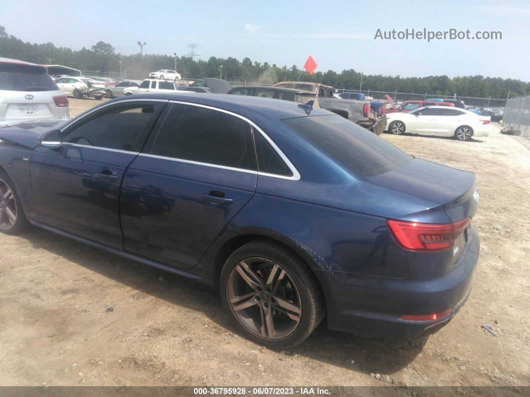 2017 Audi A4 Ultra Premium Plus Синий vin: WAULMAF48HN068642