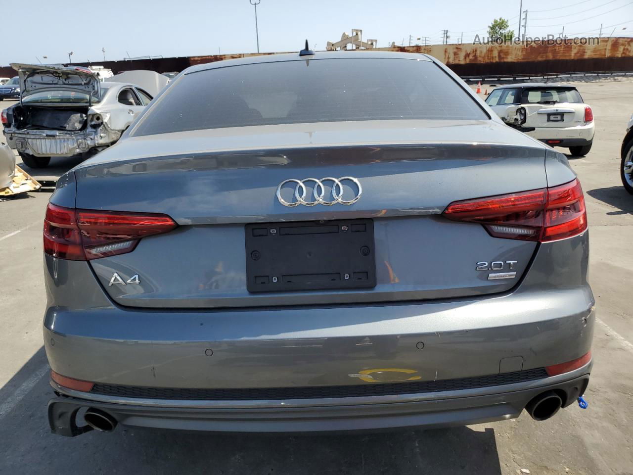 2017 Audi A4 Ultra Premium Plus Gray vin: WAULMAF48HN069421