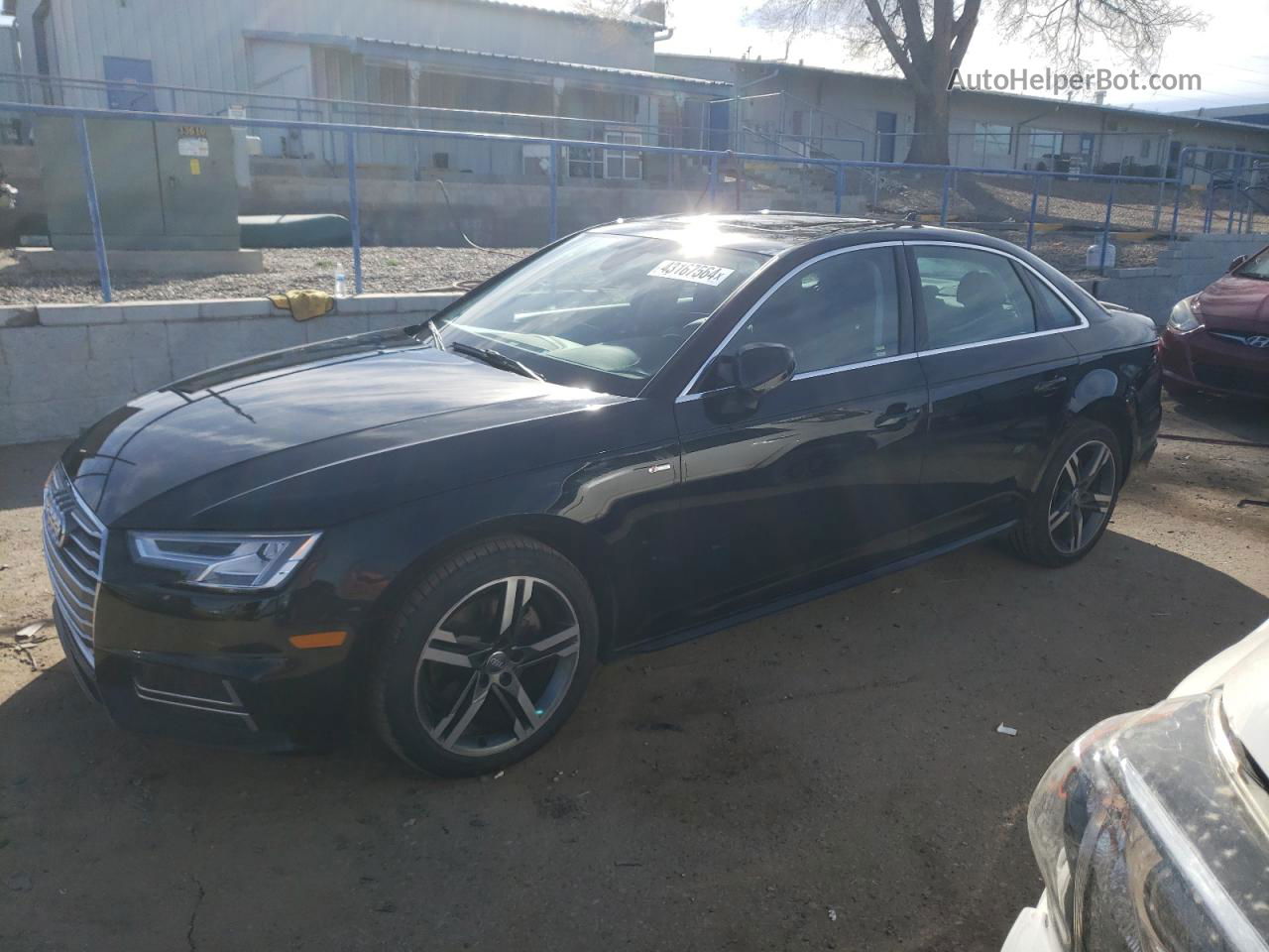 2018 Audi A4 Premium Plus Черный vin: WAULMAF48JA112362